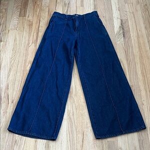 Madewell Indigo Wide Leg Jeans